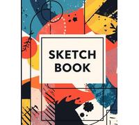 SketchBook: Notebook for Drawing, Writing, Painting, Sketching or Doodling, 100 Pages, 8.5x11 (Premium Abstract Cover)