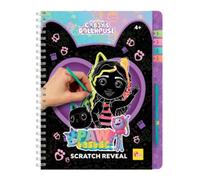Sketchbook scratch reveal pawtastic di gabby - blu - gabby's dollhouse