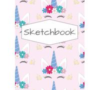 Sketchbook: Unicorn Sketchbook | Cute for little girls | Bright colors