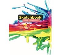 Sketchbook: Unlock Your Creativity, Notebook for Drawing, Writing, Painting, Sketching, Doodling, 100 Blank Pages, 8.5x11, Premium Abstract Design, Inspirational Quote, Perfect Gift for Kids or Adults