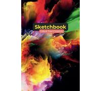 Sketchbook: Unlock Your Creativity, Notebook for Drawing, Writing, Painting, Sketching, Doodling, 120 Blank Pages, 5.5x8.5, Premium Abstract Design, ... Quote, Perfect Gift for Kids or Adults