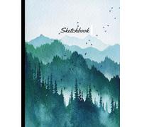 sketchbook- Watercolor Trees :: Notebook for Drawing, Writing, Painting, Sketching, or Doodling,120 pages, 8.5"x11"
