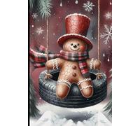 Sketchbook with Gingerbread Man on a Tire Swing Cover: for all artist's drawings and doodles