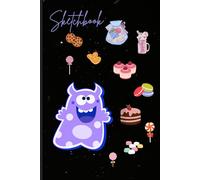 Sketchbook with Hungry Purple Alien Cover: for all artist's drawings and doodles