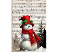 Sketchbook with Snowman with Red Hat Cover: for all artist's drawings and doodles