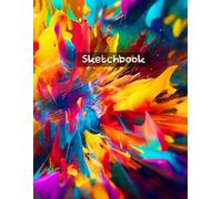 Sketchbook: Wonderful Abstract Cover: Notebook for Drawing, Writing, Painting, Sketching or Doodling, 200 Pages - Perfect Gift for Everyone - Big Size in Matte Cover
