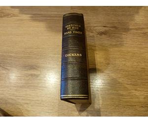 Sketches by Boz and Hard Times [Leather Bound] Charles Dickens