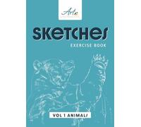 Sketches - exercise book. Vol. 1 animals: Sketchbook for young and old, for everyone who loves drawing and wants to get better! With cute animal photos as sketch templates. (approx. 6,9x9,6")