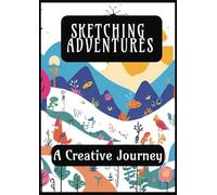Sketching Adventures | A Creative Journey: A Creative Journey Across 250 Pages of Artistic Freedom | A4 Blank Sketch Pad | 250 Pages | Great gift for young artists