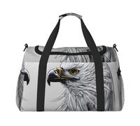 Sketching an aagle È una borsa da viaggio a tracolla portatile con grande capacità e multifunzione, un must per i viaggi all'aperto