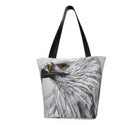 Sketching an eagle Borsa a tracolla da donna, borsa a tracolla, borsa a tracolla, borsa a tracolla da viaggio per lo shopping, colore nero, taglia unica