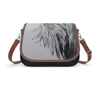 Sketching An Eagle - Borsa a tracolla da donna, in pelle, con tracolla regolabile, rimovibile, borse a mani libere