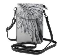 Sketching An Eagle Borsa a tracolla da donna, portafoglio per telefono con cerniera, borsa a tracolla, tracolla regolabile.