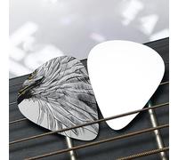 Sketching an eagle Patterned set di plettri per chitarra - (sottile/medio/spesso), ampiamente compatibile con tutti i tipi di strumenti a corda,