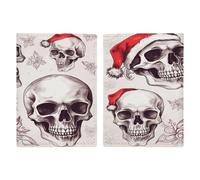 Sketchy Skulls Porta passaporto in PU per donne e uomini, custodie per carte di credito essenziali da viaggio, portafoglio da viaggio per carta d'identità, credito, assicurazione, previdenza sociale.