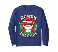 Sketchy Squirrel Snuggler Merry Fuggmas Christmas Maglia a Manica