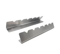 Skewers Holder Set with 6 Slots, Easy-to-Clean BBQ Skewer Stand, Kebab Rack, Flat Skewers Support, BBQ Accessories(2)