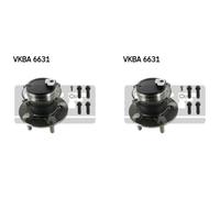 SKF 2x Cuscinetto Ruota Mozzo Assale Posteriore per Volvo C70 II Cabriolet 542