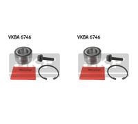SKF 2x Cuscinetto Ruota Mozzo Asse Ant. per VW Amarok Pritsche Telaio S1B