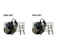 SKF 2x Cuscinetto Ruota Mozzo Asse Anteriore Destro SX per JAGUAR S-TYPE X200