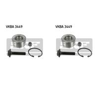 SKF 2x Cuscinetto Ruota Mozzo Frontale per VW Sharan Ford Galaxy Alhambra 7M8