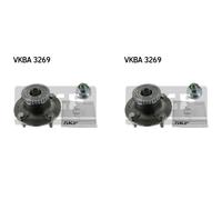 SKF 2x Cuscinetto Ruota Mozzo Posteriore per Chevrolet Rezzo Monovolume Vivant