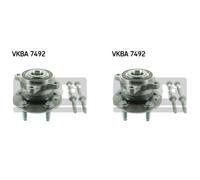SKF 2x Cuscinetto Ruota Mozzo Posteriore per Opel Astra J Chevrolet, Cruze