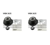 SKF 2x Cuscinetto Ruota Mozzo Posteriore per Peugeot 807 Citroën C8 Phedra E Eb