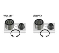 SKF 2x Cuscinetto Ruota Mozzo Posteriore per Renault Clio II Megane I BB CB BA0