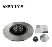 SKF 2X Disco Freno Posteriore 240 Volo Per Renault Clio III BR0/1 CR0/1