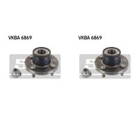 SKF 2X Mozzo Ruota Kit Cuscinetti Posteriore Per Honda Jazz II GD GE3 GE2 GD GE