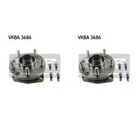 SKF 2X Mozzo Ruota Kit Cuscinetti Posteriore Per Jaguar X-Type CF1 CF1 X400