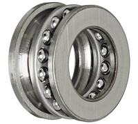 SKF 51105 singola direction spinta cuscinetto, 3 pezzo, Grooved Race, 90 ° angolo di contatto, cuscinetti ABEC 1 Precision, Open, Steel Cage, 25 mm di diametro, 42 mm di diametro, 11 mm larghezza, 6520LBF capacità di carico statico, 3570LBF dinamica capacità di carico