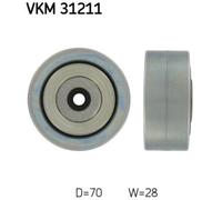 SKF Guida di Guida Cinghia Scanalata per Audi A6 Avant 2.0 Tdi