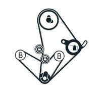 Set di cinghie di distribuzione SKF VKMA 95014