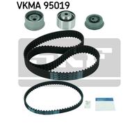 SKF Kit Cinghia Distribuzione 12.7mm x 65 Cilindrico Denti VKMA 95019 ( Equo :