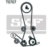 SKF Kit Cinghia Distribuzione per Mitsubishi Outlander i Cu _ W 2.4 4WD Grandis