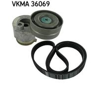 SKF Kit Cinghia Poly-V Per Mitsubishi Nissan Opel Renault Volvo