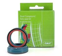 Skf Rock Shox Dual Compound 32 Mm Fork Seal Kit Rosso Black
