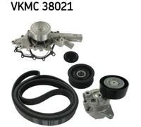 SKF Pompa Dell'Acqua + Cinghia A V Per Mercedes-Benz W203 S203