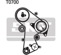 SKF Pompa Dell'Acqua + Kit Cinghia Dentata Per VW Passat Variant 2.0 TDI Audi A3