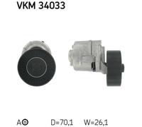 Tendicinghia, Cinghia Poly-V centro Dx per FORD MAZDA 121 ESCORT FIESTA KA
