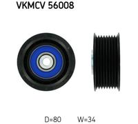 SKF Rullo Di Guida/Deviazione Cinghia A V VKMCV 56008
