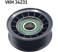 SKF Rullo Guida A Cinghia Poly V Per Ford Fiesta VI Focus II Volvo