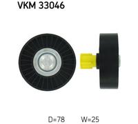 SKF Rullo Guida Cinghia Poly V Per Peugeot 206 CC 307 Citroën