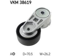 SKF Rullo Tensionatore Cinghia A V Per Jeep Wrangler II TJ 4.0 2.5 Grand