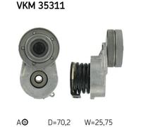 SKF Rullo Tensionatore Cinghia Poly V Automatico Per Opel Astra H Caravan Meriva