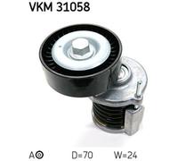 SKF Rullo Tensionatore Cinghia Poly V Automatico Per VW Passat Variant Audi A3