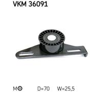 SKF Rullo Tensionatore Cinghia Poly V Per Dacia Sandero Logan MCV Renault Megane