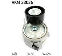 SKF Rullo Tensionatore Cinghia Poly V Per Peugeot 206 Berlina 307